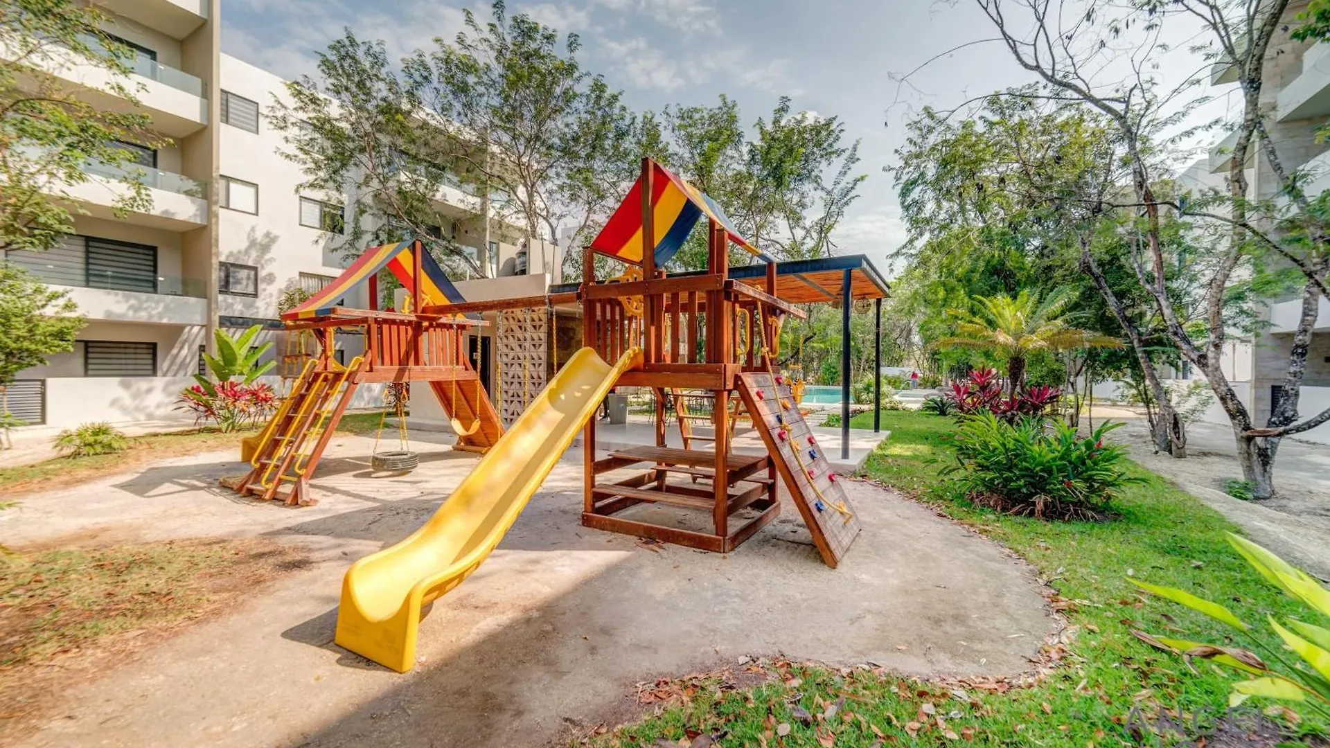 Apartamento Tranquil Stay Onsite Pool Gym And Playground Playa del Carmen